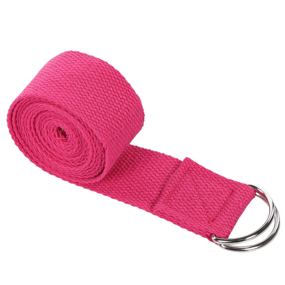 180cm Yoga Strap with D-Ring Buckle