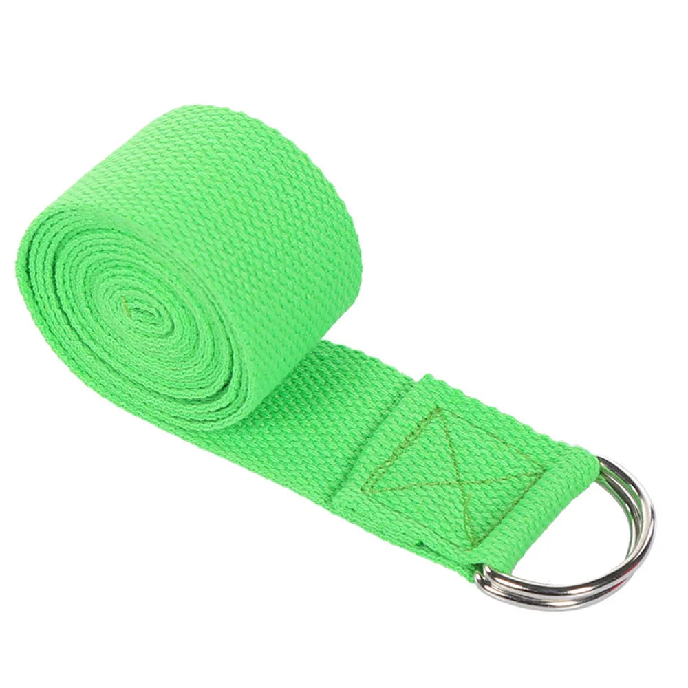 180cm Yoga Strap with D-Ring Buckle