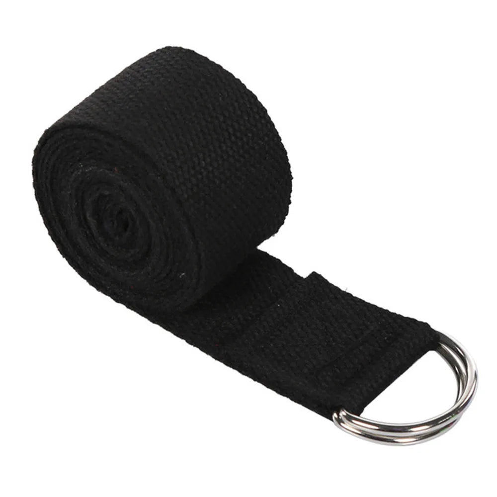 180cm Yoga Strap with D-Ring Buckle