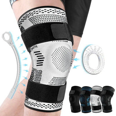 Sports Knee Pads with Side Stabilizers